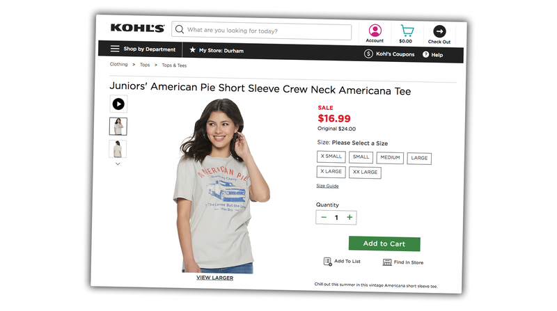 Illustration for article titled Kohl's Is Selling a T-Shirt with a Truck on It That Could Inspire Fights and Riots